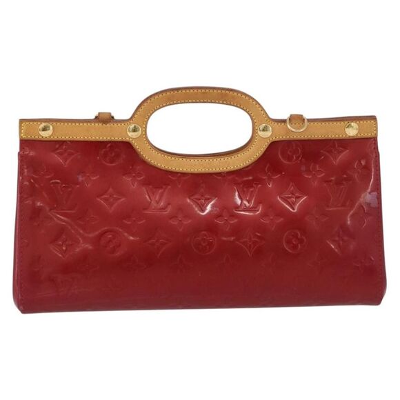Louis Vuitton Handbags - Louis Vuitton Roxbury Drive Handbag Monogram Vernis Red Patent_Leather Handbag
